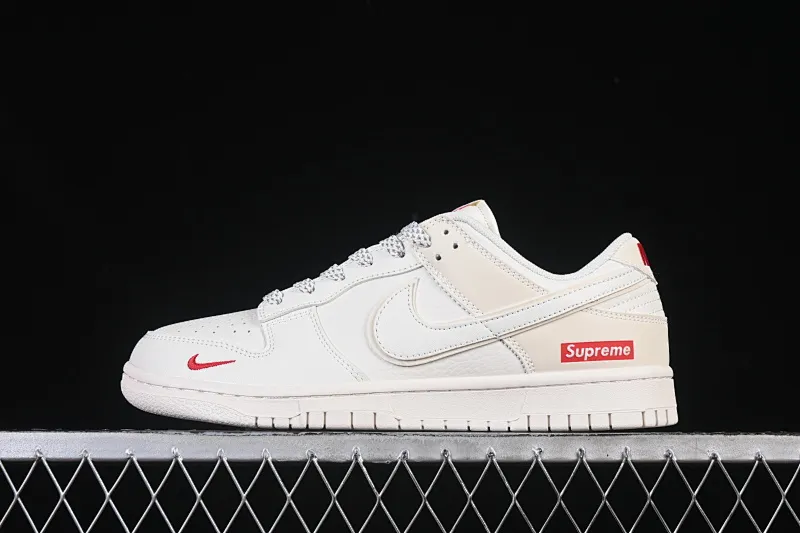 All categories Nk SB Dunk Series Nk SB Dunk Low High-end customized low-top sneakers Nike SB Dunk Low Supreme co-branded off-white red hook Anniversary high-end customized low-top casual sneakers CS1688-109